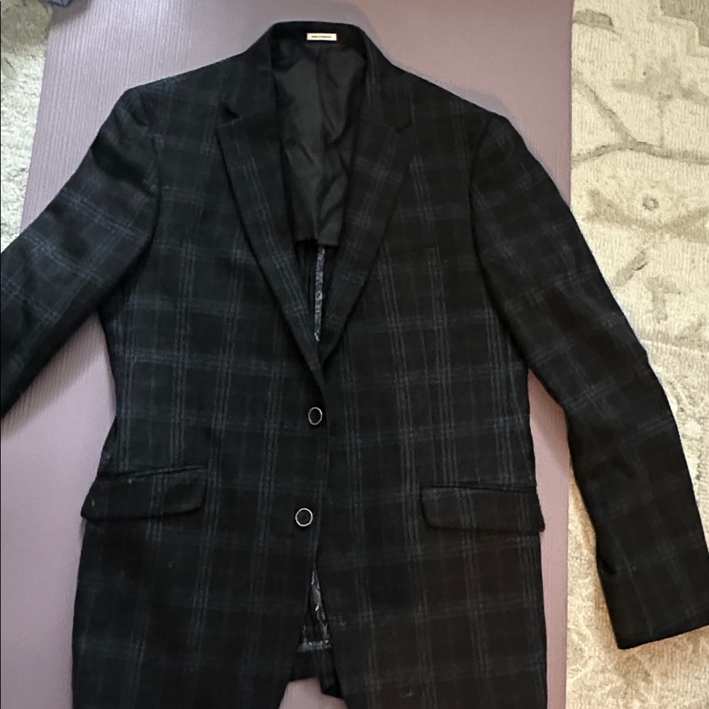 Joseph Abboud Charcoal/Navy/Black Blazer